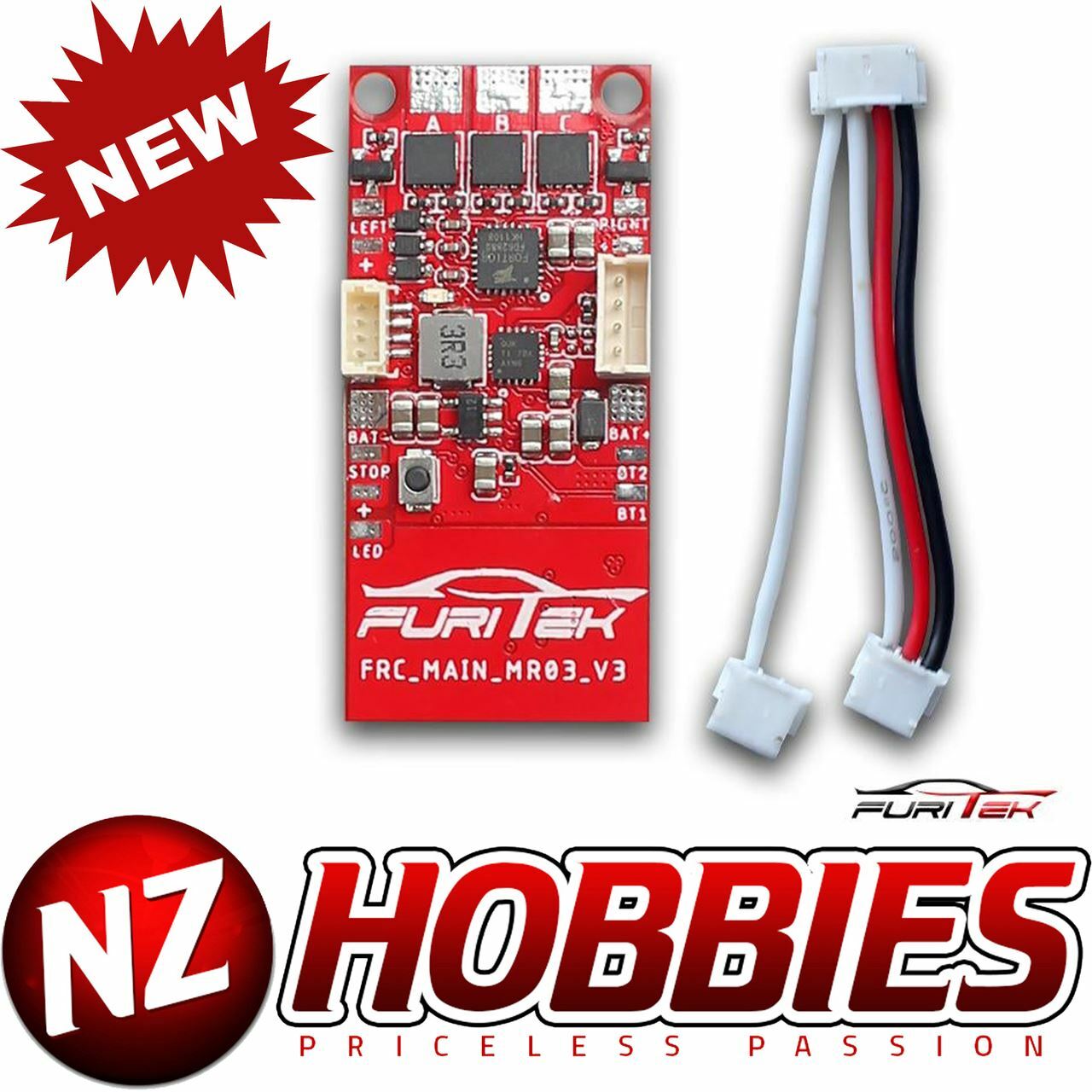 Furitek VELOS 20A/40A Brushless ESC & High Speed Servo Controller Main Board