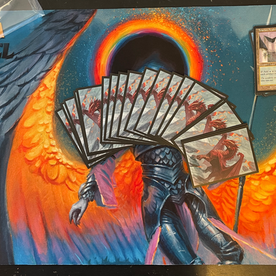 MTG Sleeves 50 MTG Standard Card Deck Protector - Fire Incarnate Dragon