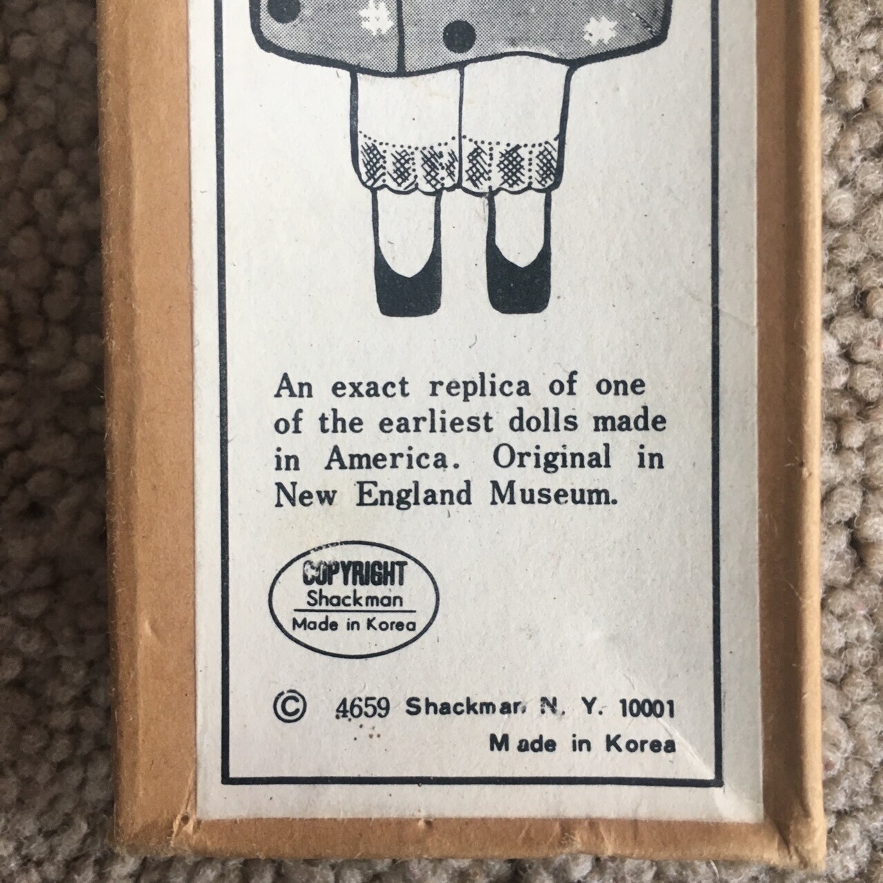 Early American Doll Replica