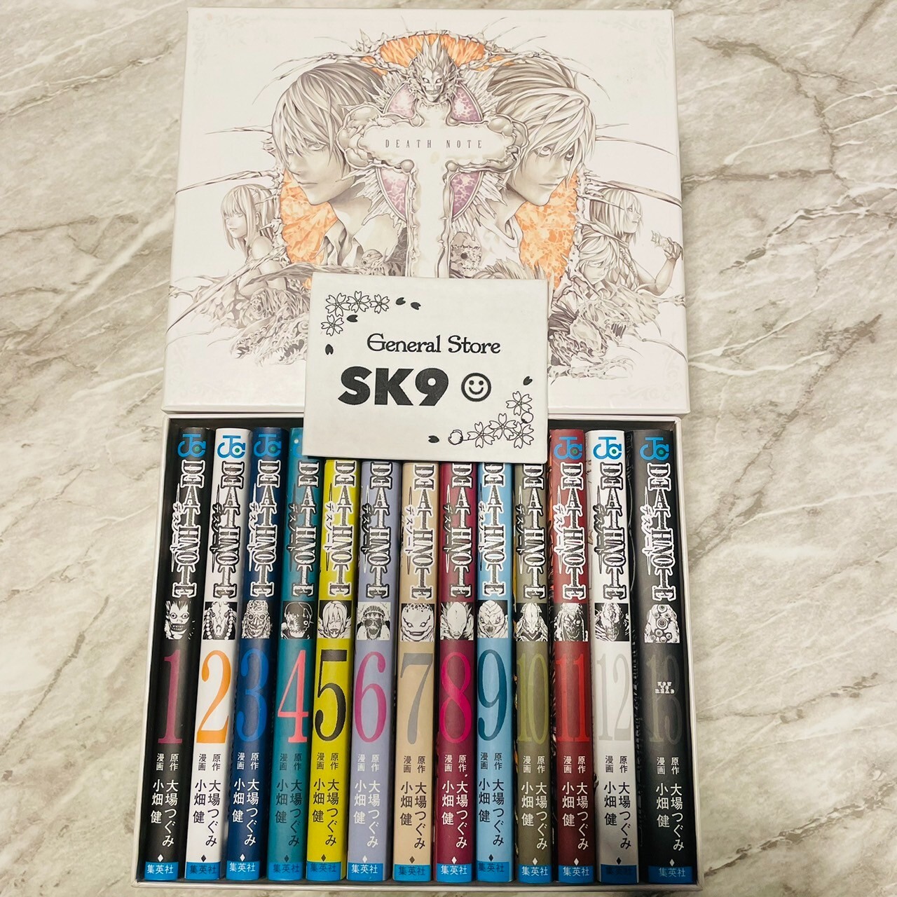 Death Note Vol. 1-13 Comic Book Storage Box Complete Set