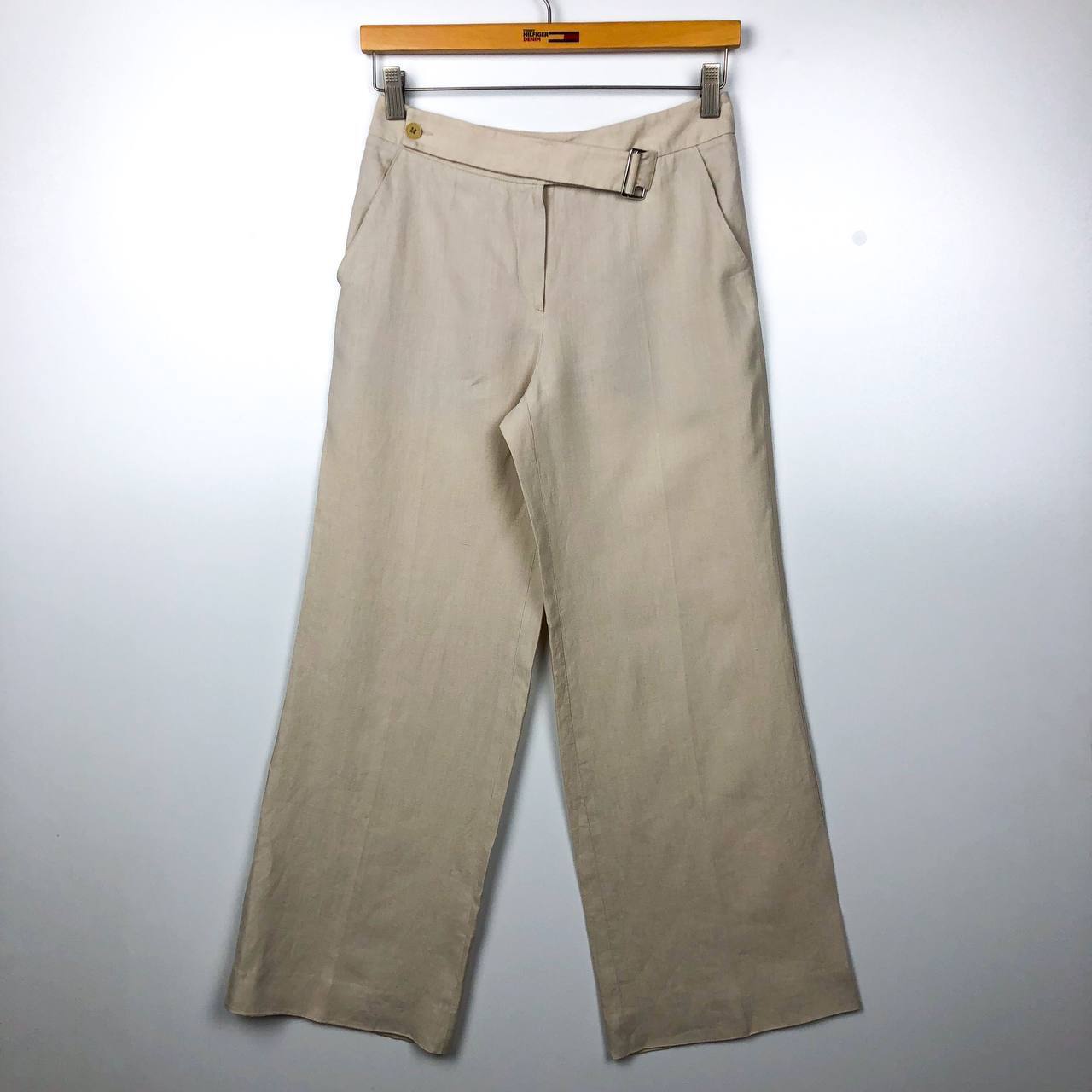 パンツ EMPORIO ARMANI 17SS ARCHIVE WIDE SLACKS Emporio Armani made in Italy size 40 linen 100% pants | eBay