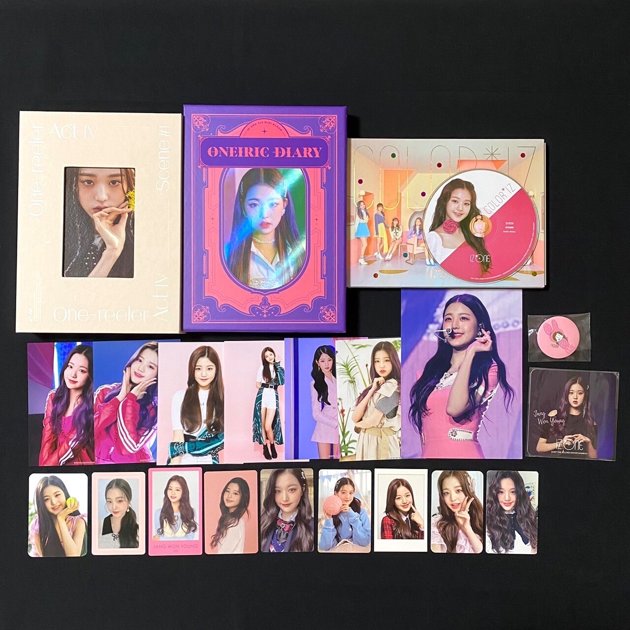 iz*one Album Wonyoung set COLOR*IZ oneiric diary One reeler