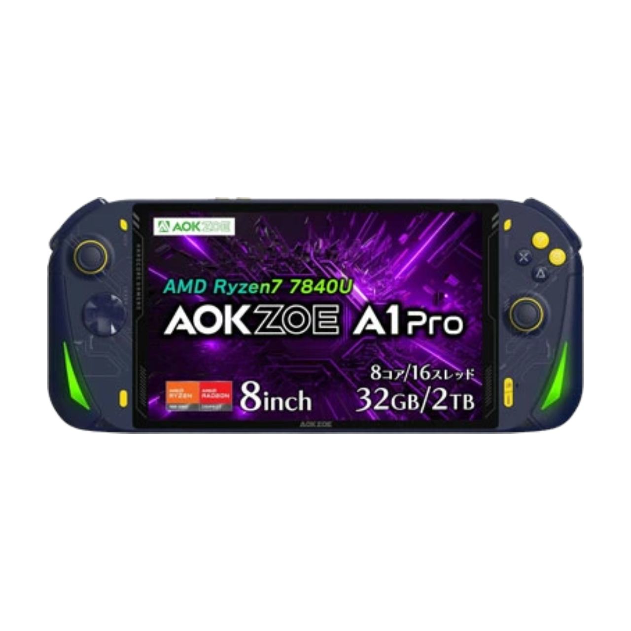その他 AOKZOE A1 PRO 32GB 2TB Ryzen 7840U AOKZOE A1 Pro Ryzen 7 7840U SSD 2TB 32GB Portable Gaming PC