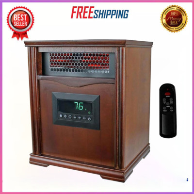 LifeSmart LifePro 4 Element 1500W Electric Infrared Quartz Indoor Space Heater