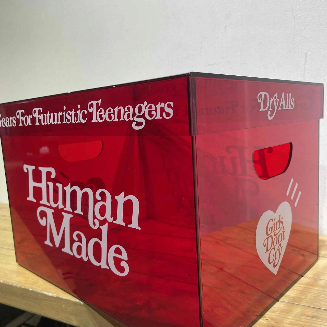 小物 HUMAN MADE GDC ACRYLIC FILE BOX HUMAN MADE GDC ACRYLIC FILE BOX
