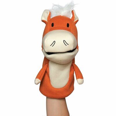 MANHATTAN TOY COMPANY KNIT HAND PUPPET - HOOFLY THE COW DAYCARE SCHOOL TOY