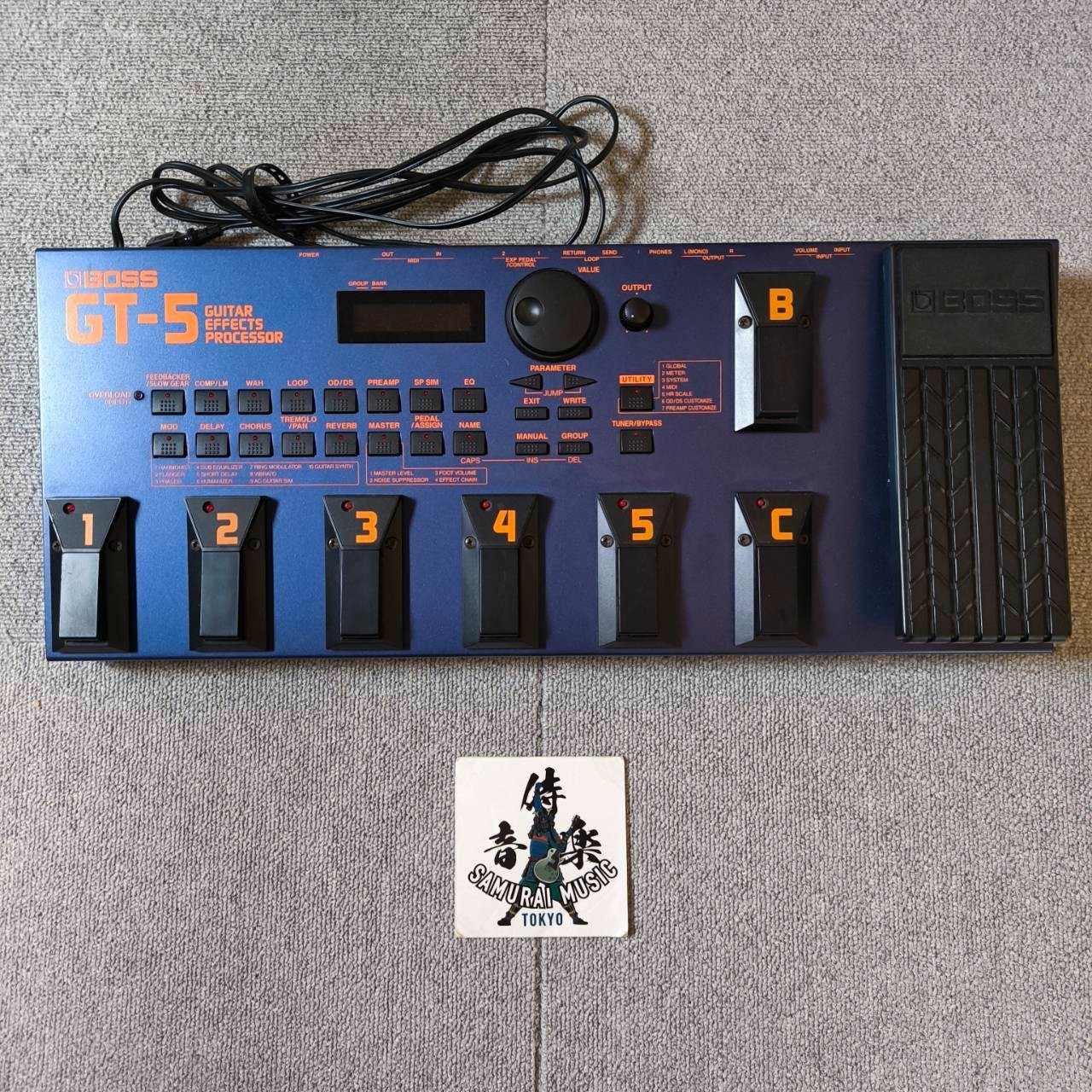 BOSS GT-5 Multi Effects Guitar Processor Pedal MIJ Tested