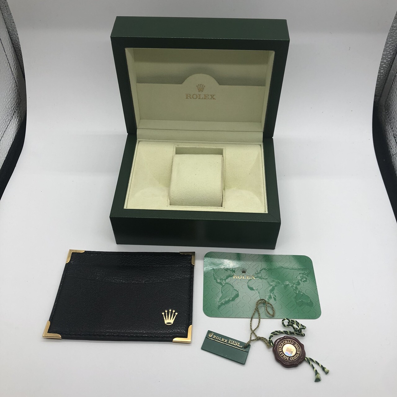 GENUINE ROLEX watch box case wave 39137.04 with Card case, Calendar | eBay