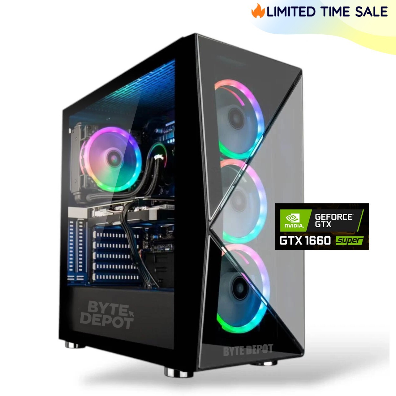 Gaming PC Desktop Computer i7, 32GB RAM Up to 4TB SSD NVIDIA