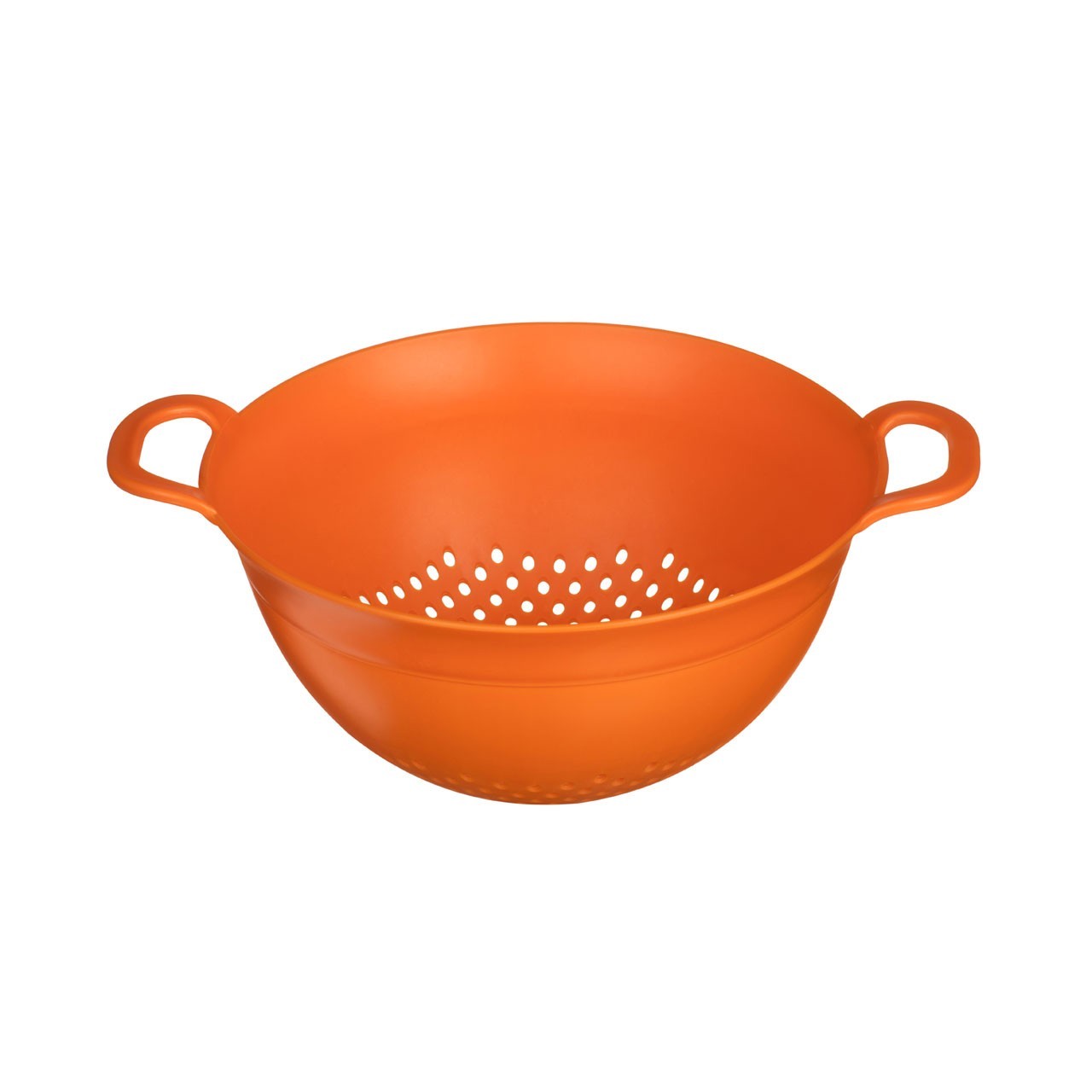 Colander With Dual Handles, Small, Orange Plastic eBay