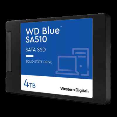 Western Digital 4TB WD Blue SA510 SATA Internal SSD 2.5 /7mm Cased - WDS400T3B0A