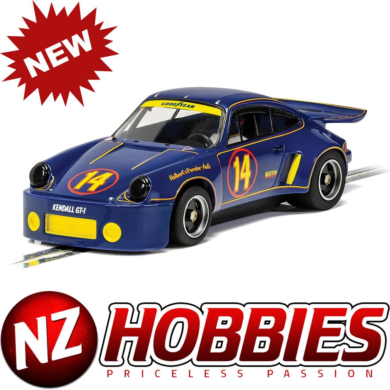Scalextric C4241 Porsche 911 3.0 RSR - Trans AM 1974 - Al Holbert 1/32 Slot Car
