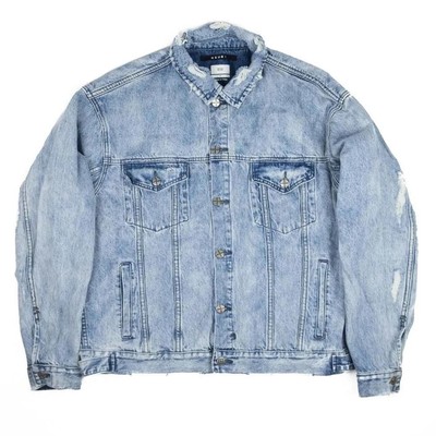 KSUBI OH G ACID TRIP DENIM JACKET (Size Large)