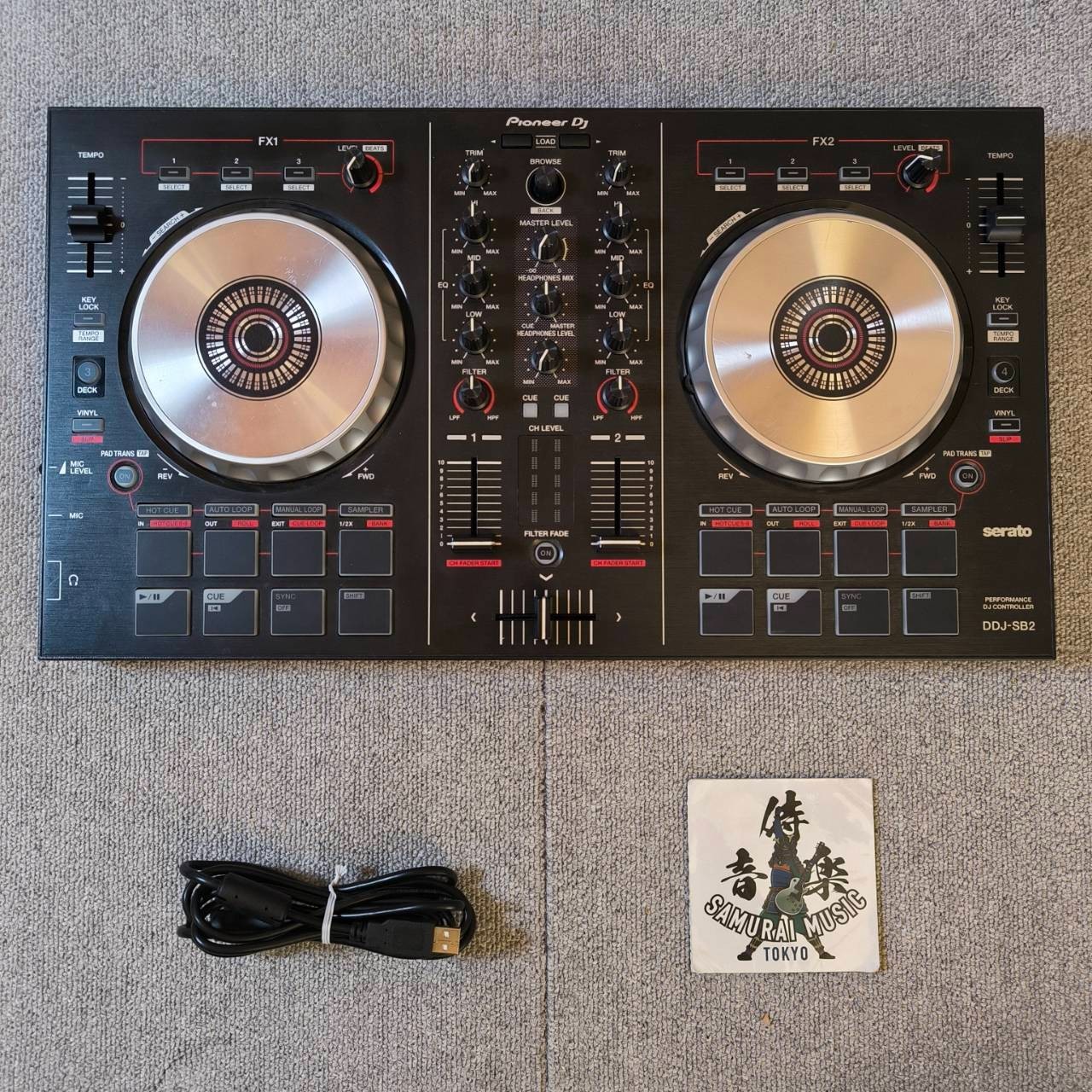 Pioneer DDJ-SB2 PCスタンド付属 Pioneer DJ DDJ-SB2 2-Channel 2ch DJ Controller DDJSB2 With