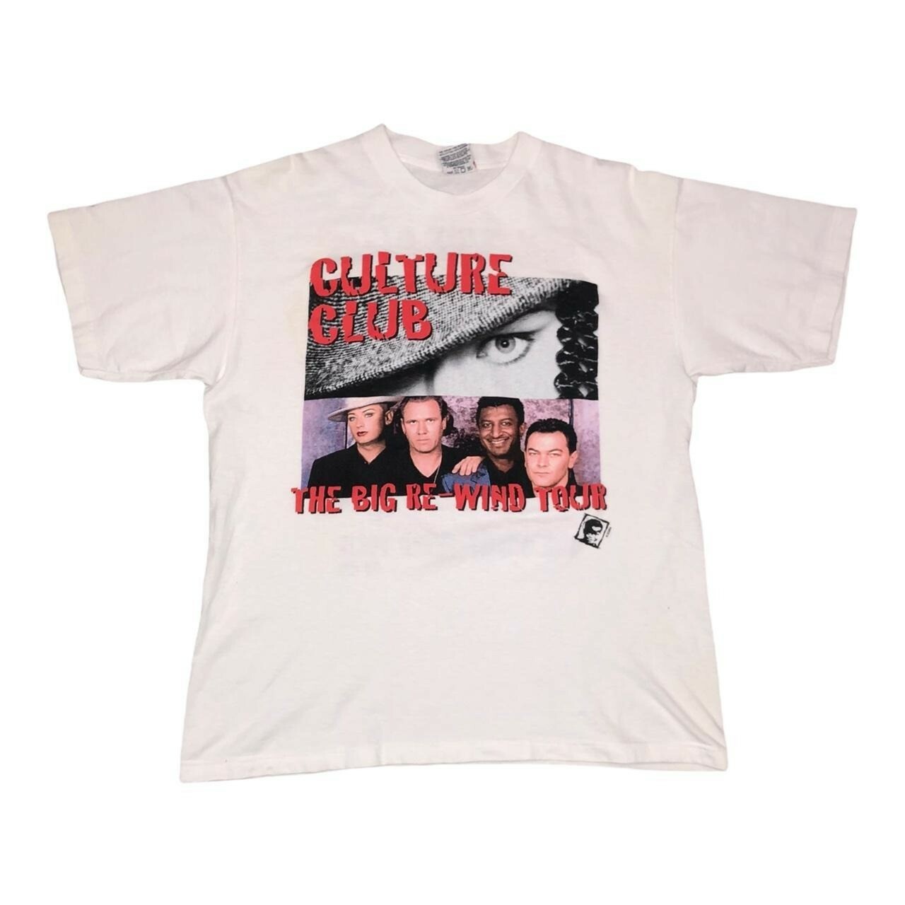 CultureClub　'98  VINTAGE Original Culture Club Big Re-Wind Tour Shirt 1998-99 giant