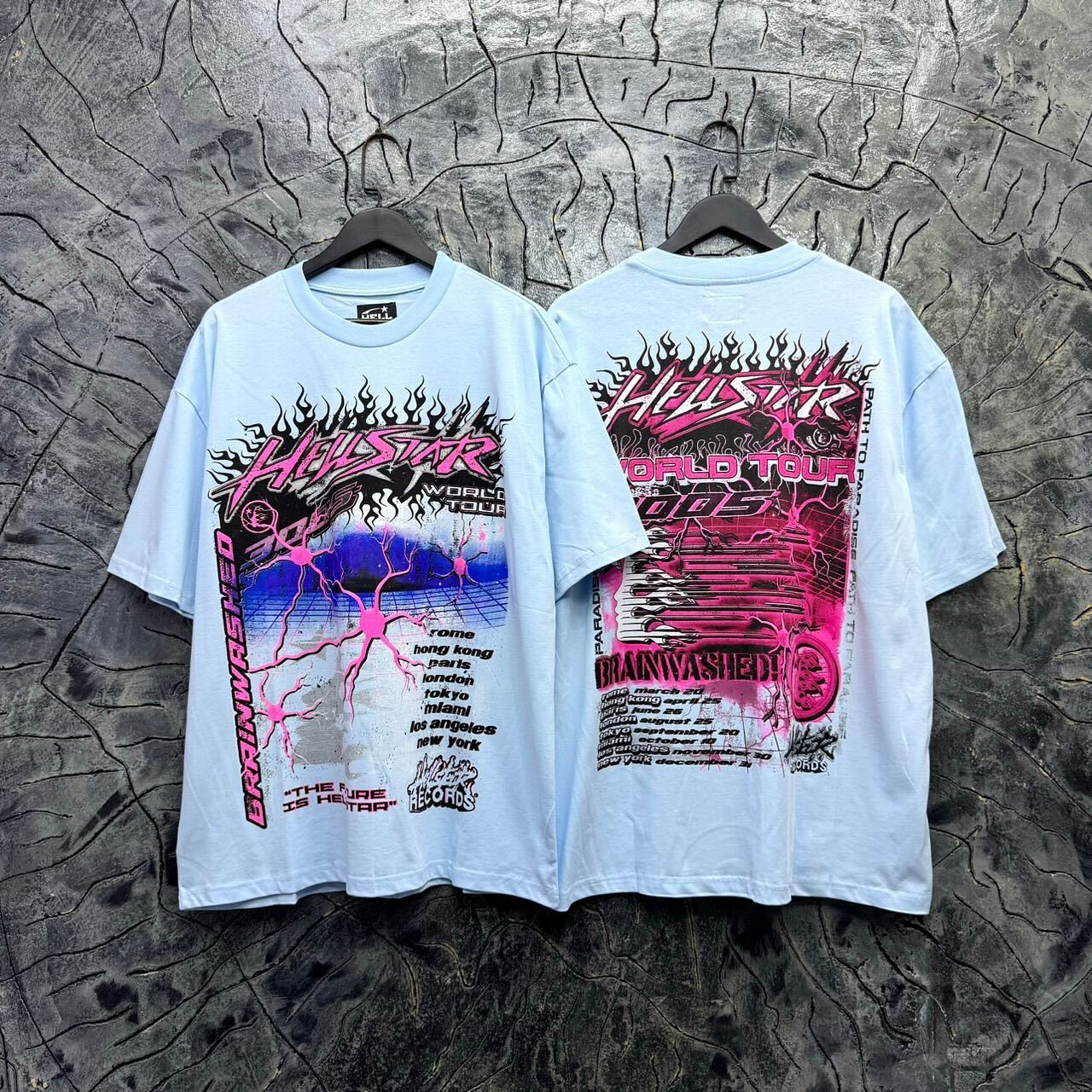 hellstar Hellstar 1996 Vintage Shirt – Brain Anatomy Graphic Hellstar