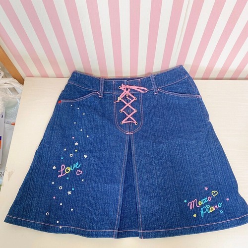 Mezzo Piano Tops Pink Plaid Strawberry Heart Button Approx