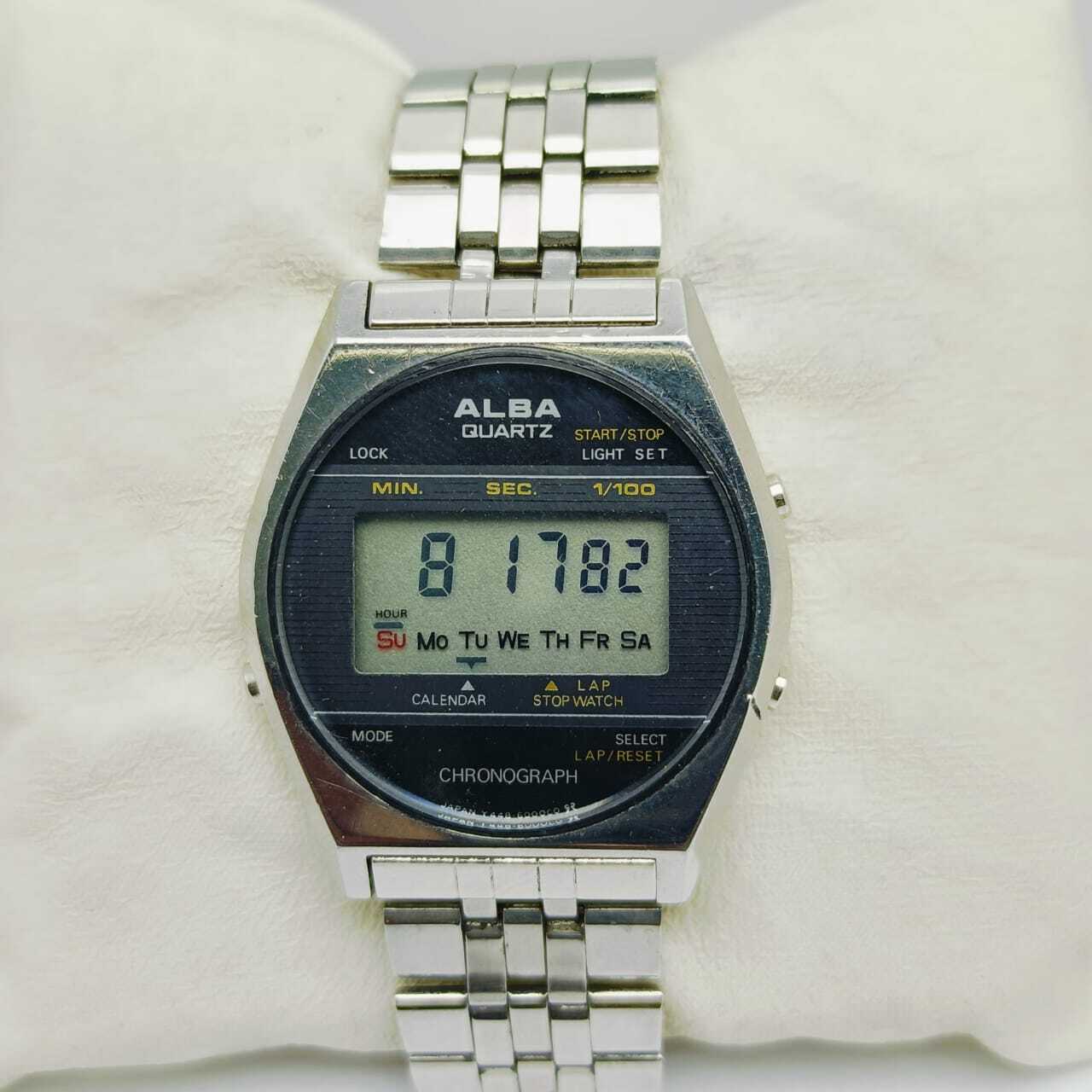 未使用　ALBA デジタル腕時計 W760-4400 Yahoo!オークション - SEIKO ALBA セイコー アルバ ハイパー