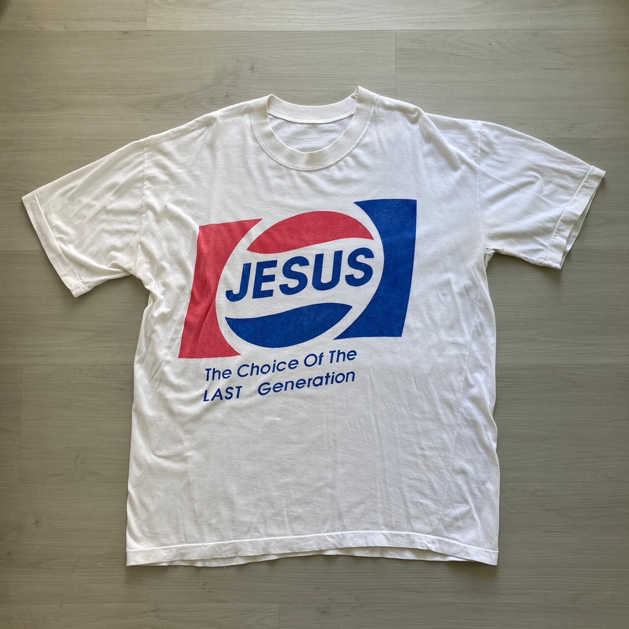 jesus and mary chain tシャツ ペプシ GILDAN L 80's ペプシパロディ ジーザス Tシャツ Pepsi Parody Jesus Print