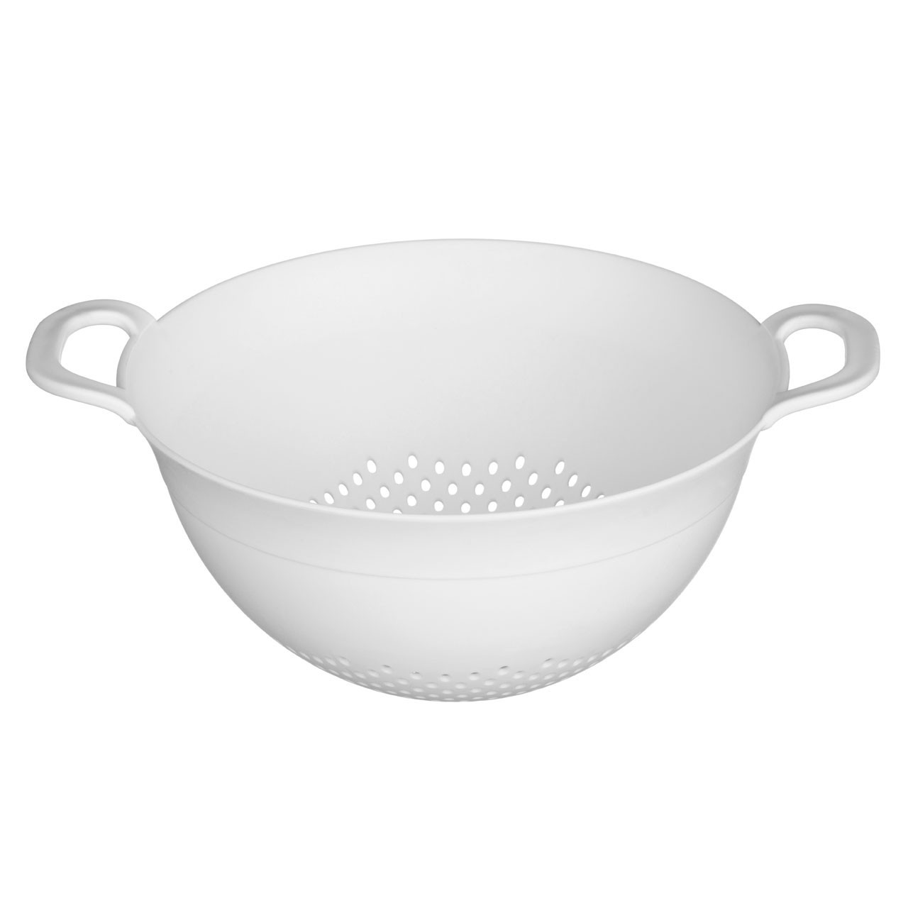 White Plastic Colander With Dual Handles, Large eBay