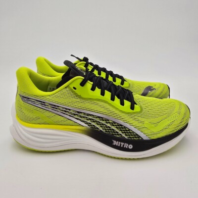Puma Velocity Nitro 3 Psychedelic Rush Running Shoes Men's 9 Lime Pow Low Top