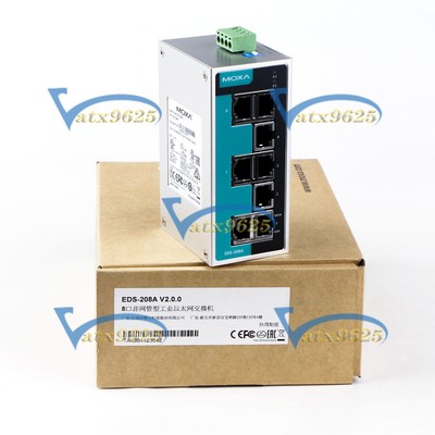ONE NEW MOXA EDS-208A 8-port Ethernet Switch