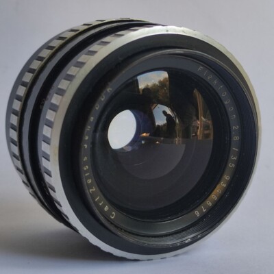 Aus Jena Flektogon 2.8/35mm f/2.8 35mm M42 Zebra 5 Blades Wide Angle / Servised
