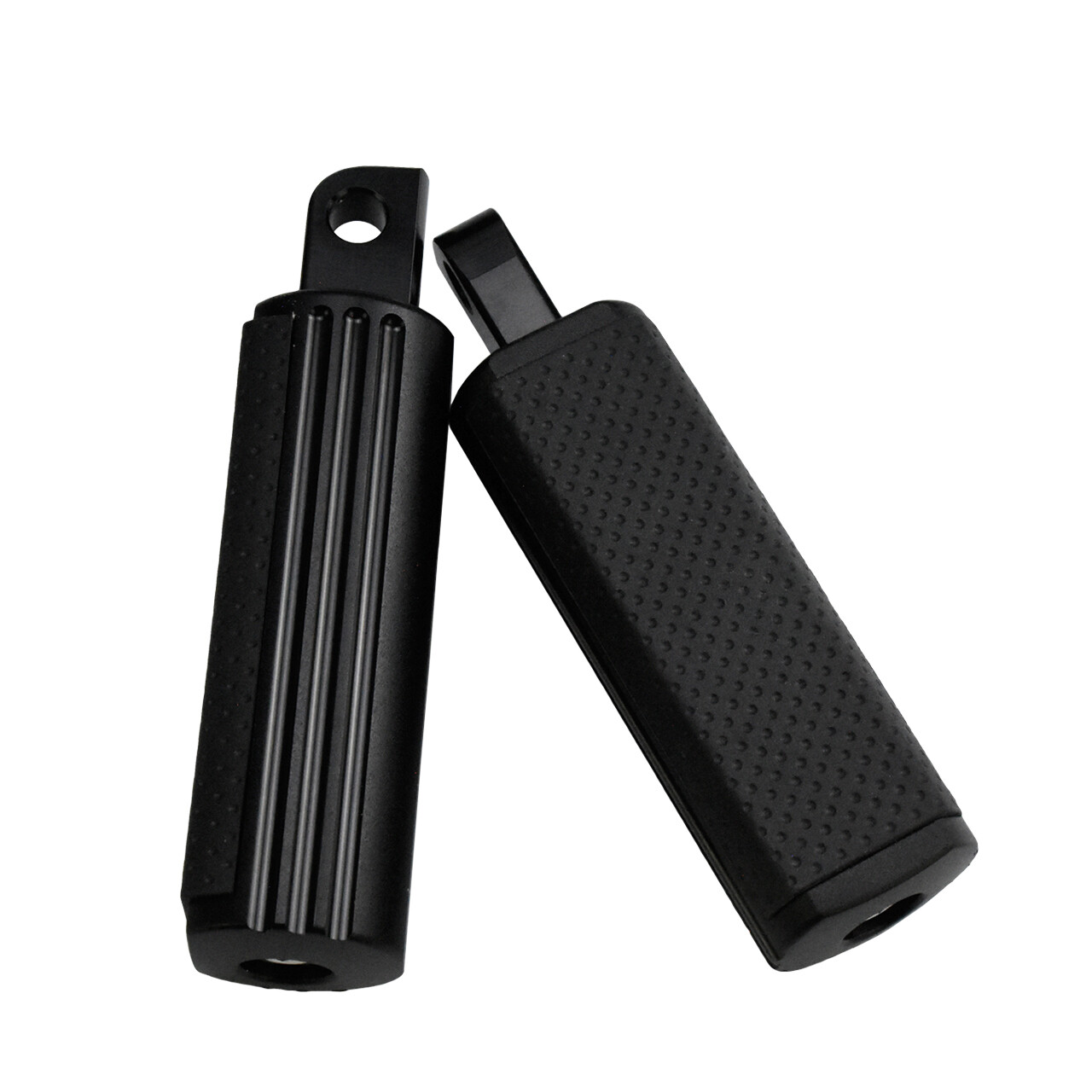 Defiance Foot Peg Male Footrests Matte Black Fit For Harley Touring Softail XL