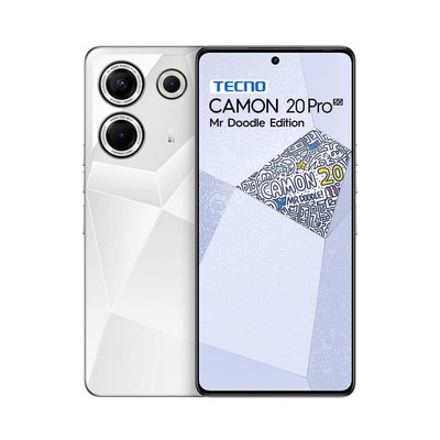TECNO Camon 20 Pro 5G-Mr Doodle Edition-256GB STORAGE-3D Luminous Color Changing