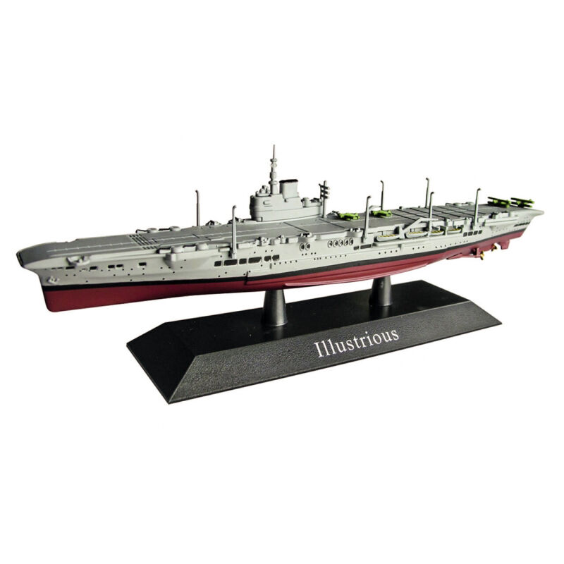 DeAgostini 08 British Aircraft Carrier Illustrious 1940 1/1250 Scale Model