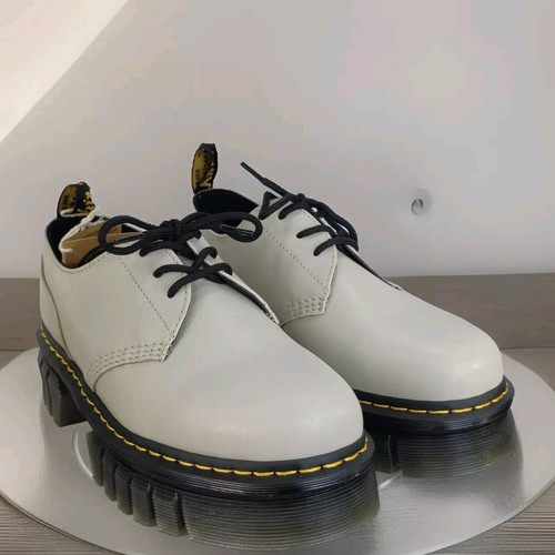 Dr.Martens 3ホール AUDRICK 3-EYE SHOE Dr Martens Women's Audrick 3-Eye Platform Shoes Black Size 8