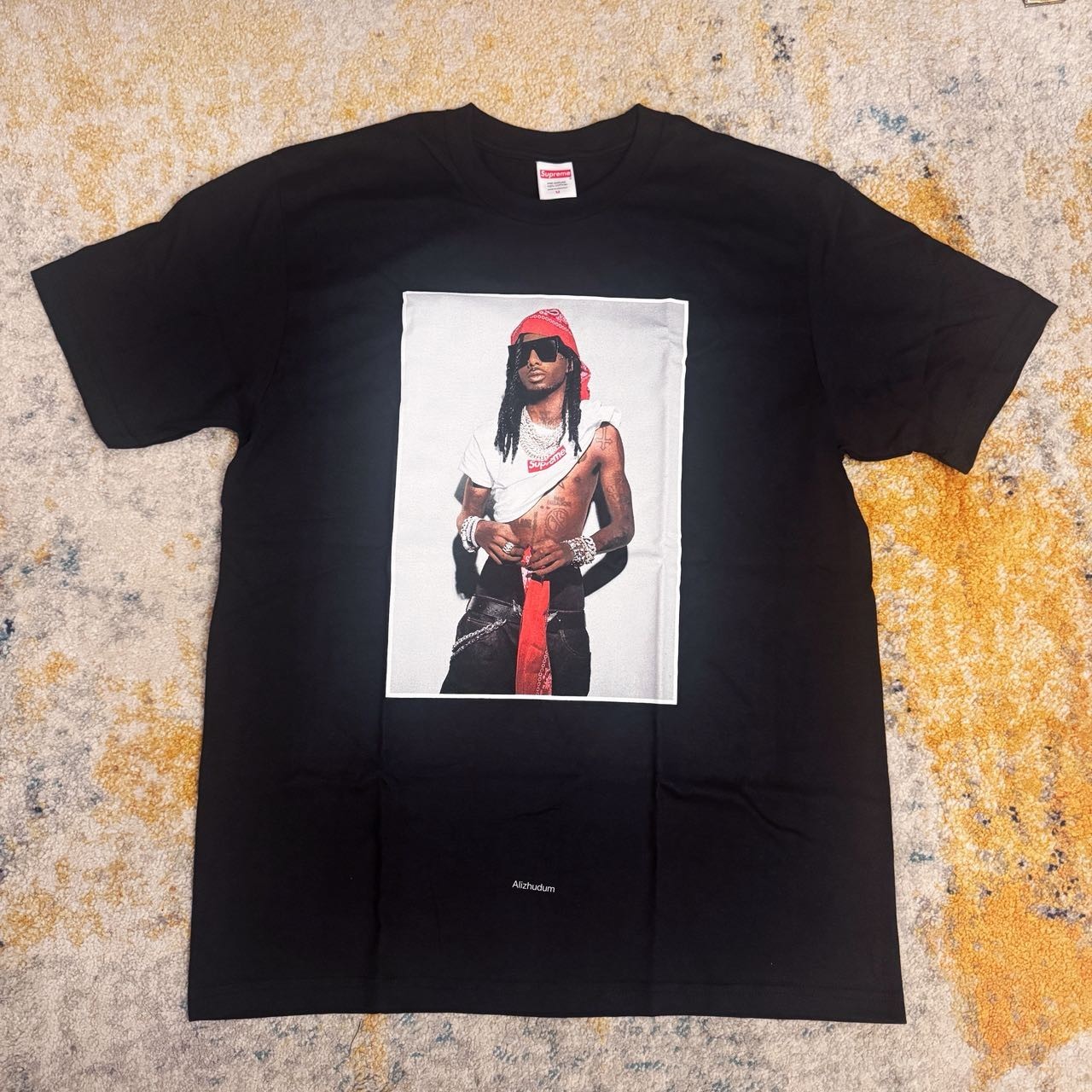 Supreme Playboi Carti Tee \"Black / Lサイズ Buy Supreme Playboi Carti Tee 'Black' - FW25T50 BLACK | GOAT AE