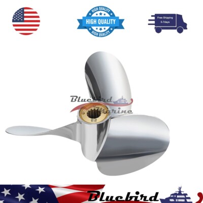 OEM  10.38 X 18P Chopper  Propeller for Mercury 30-70HP Outboard 13 Tooth