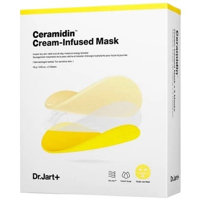 Dr. Jart+ Ceramidin Maschera rassodante in crema con ceramidi - 5 pezzi