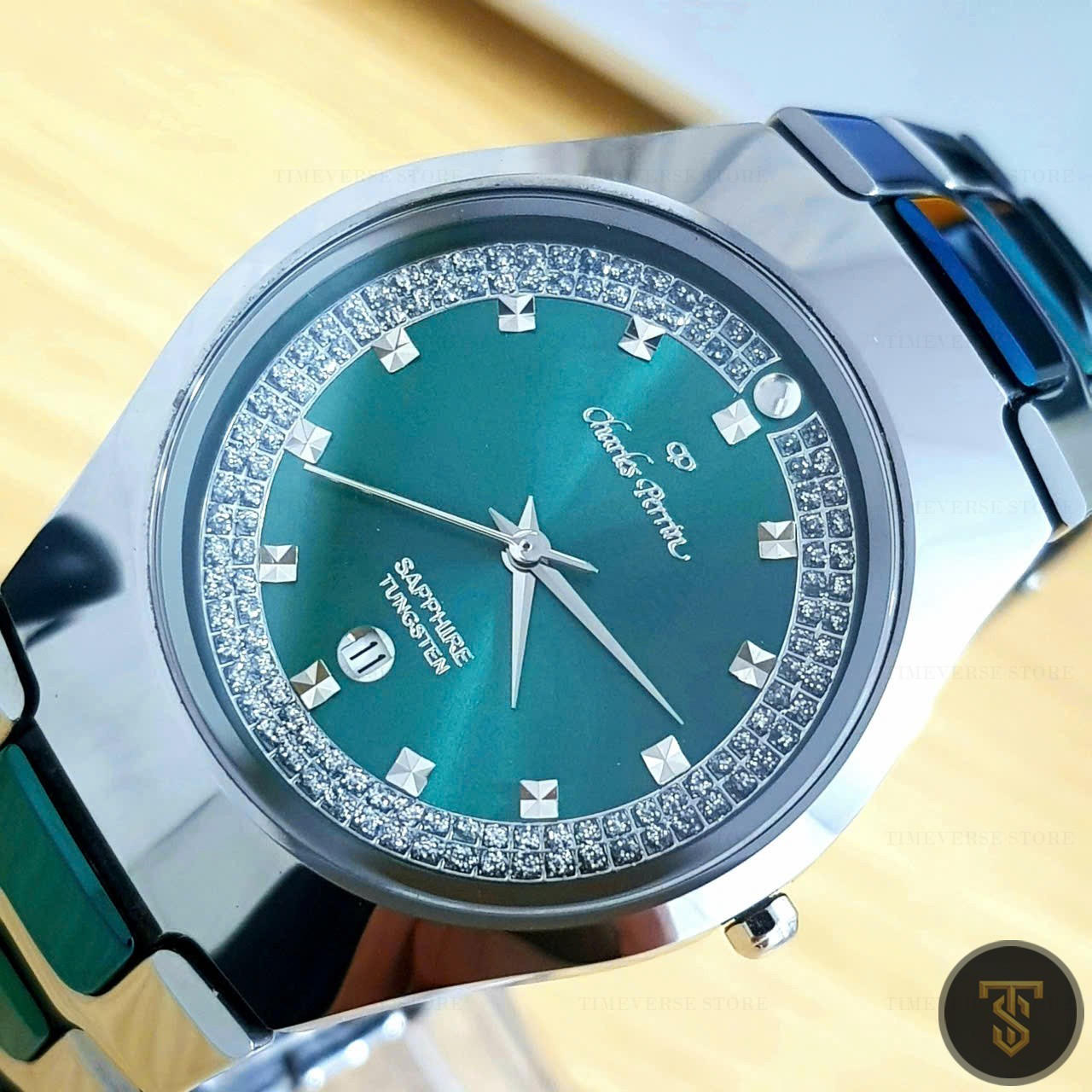 新品Charles Charles Perrin Perrinタングステン腕時計メンズ未使用
