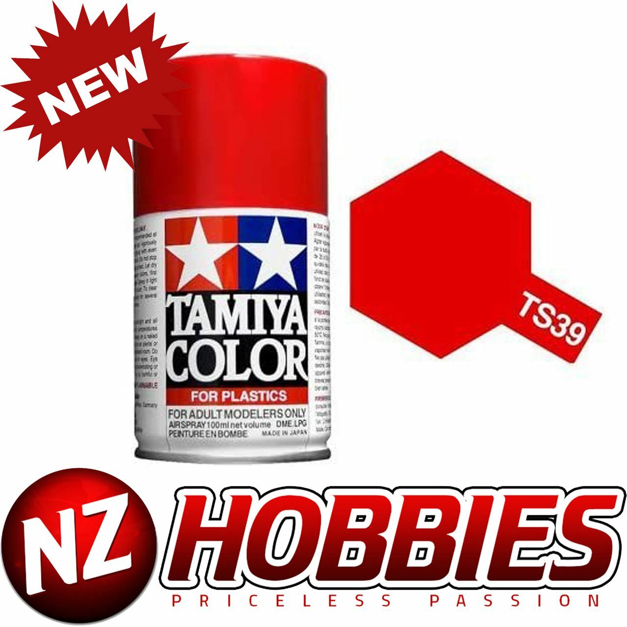 TAMIYA TAM85039 Spray Lacquer TS-39 Mica Red