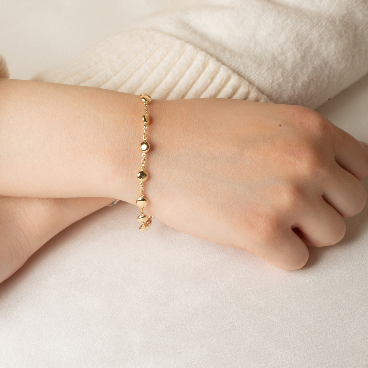 アクセサリー 14K Gold Dazzle Bracelet _ Solid gold 14K Gold Dazzle Bracelet _ Solid gold