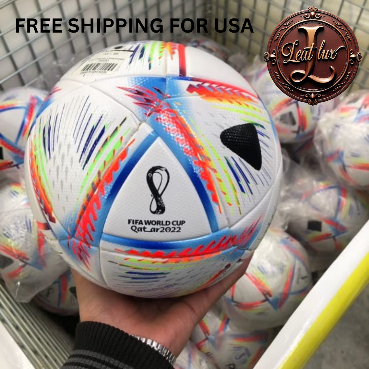 Official FIFA World Cup 2022 Adidas Al Rihla Size 5 Soccer