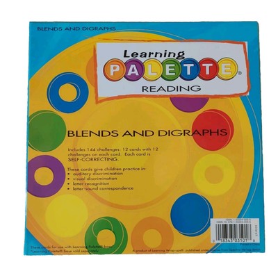 Learning Palette Toy With Blends And Digraphs,  Nouns,verbs, & Adjectives, ...