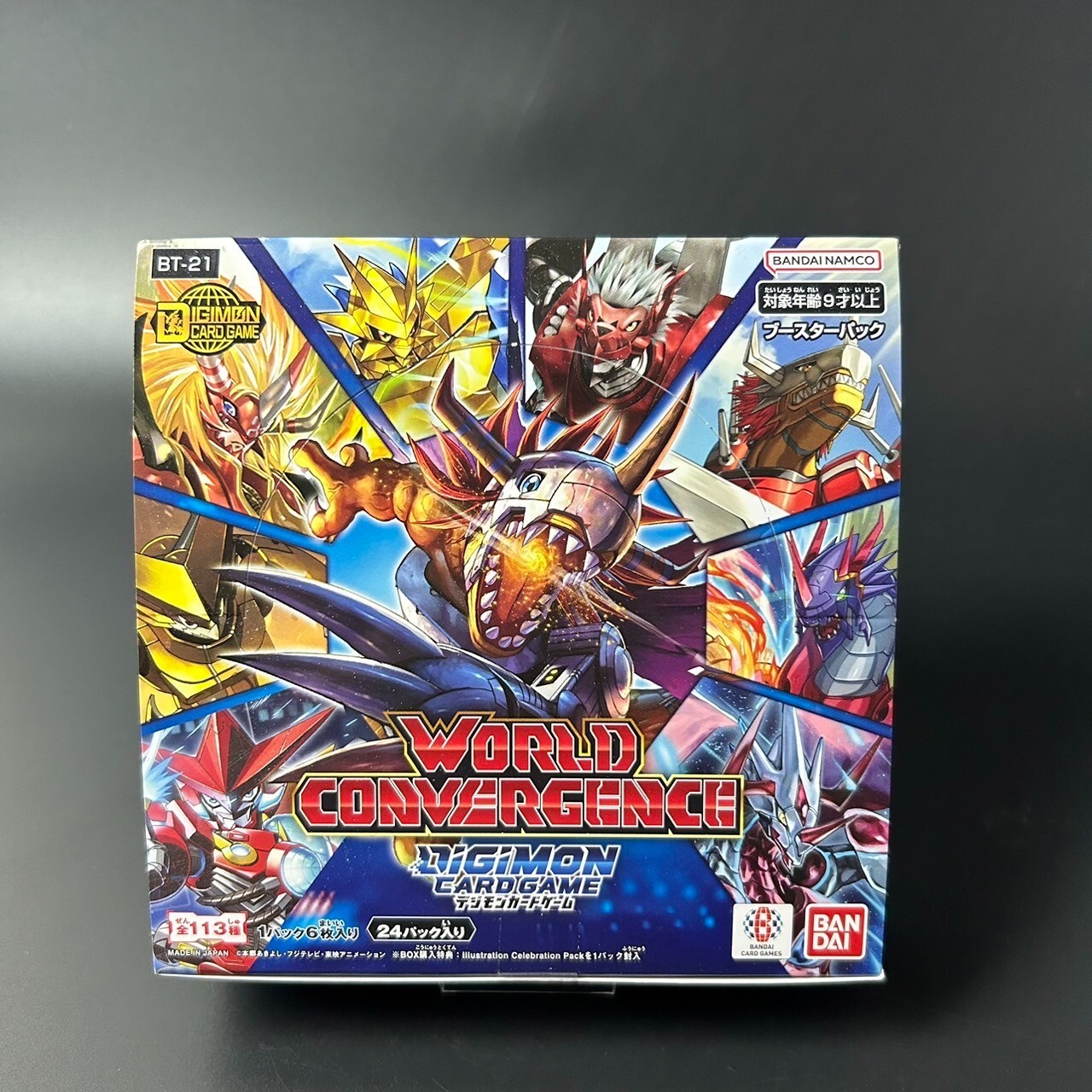 DIGIMON CARD GAME WORLD CONVERGENCE Booster BOX BT-21