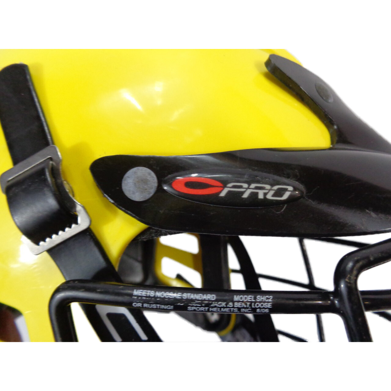 Cascade CPRO Men's Lacrosse Helmet Yellow/Black L/XL