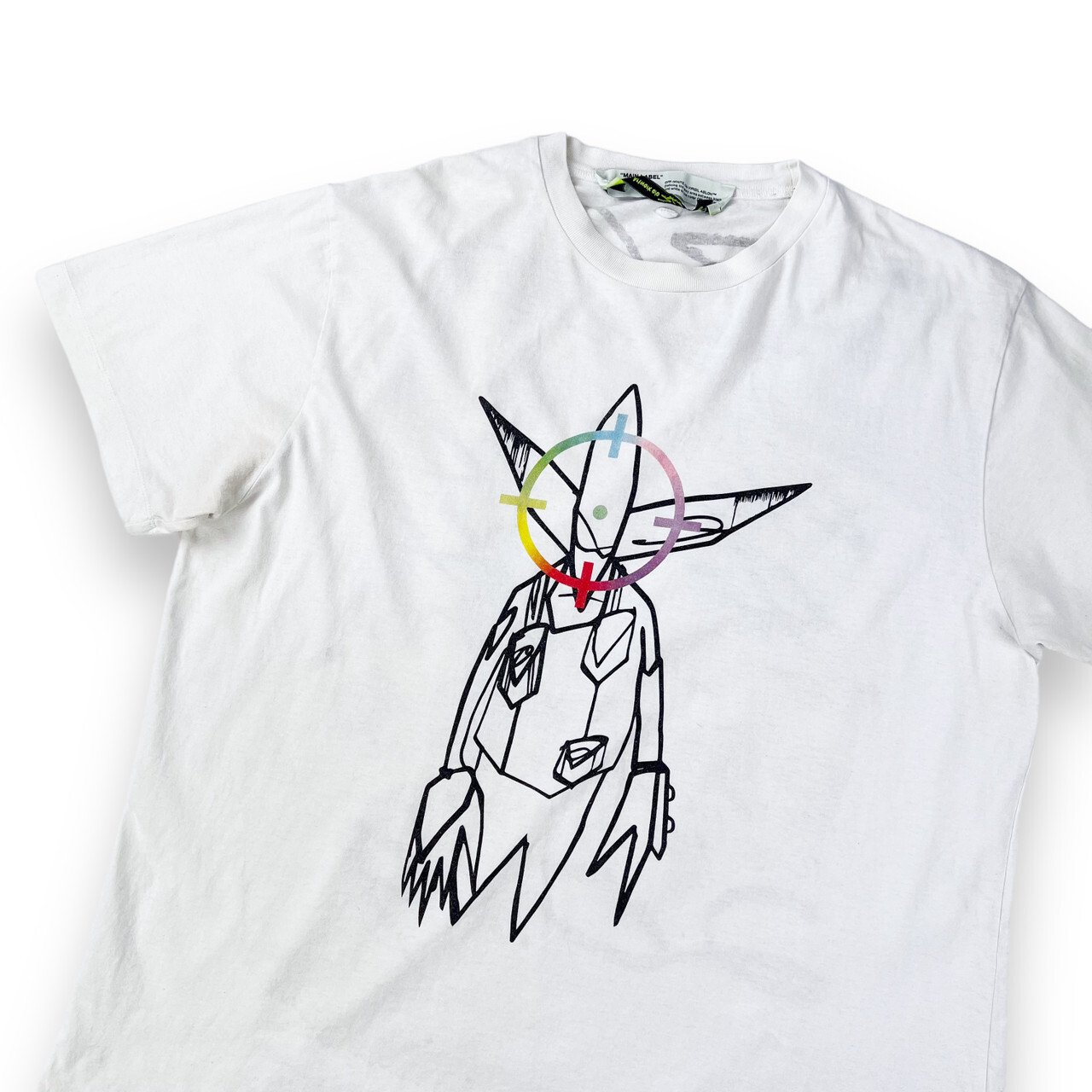 OFF-WHITE x Futura Oversized Fit Alien T-Shirt White