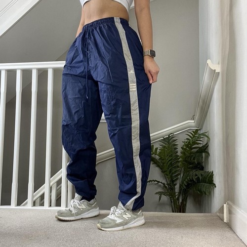 パンツ 00s adidas straight wide track pants y2k Adidas Blue Track Pants Straight Wide Leg Regular Fit Size M