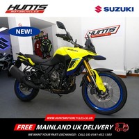 NEW Suzuki V-Strom 800DE. Yellow. WITH FREE ALLOY SIDE CASES. £9,999 On The Road