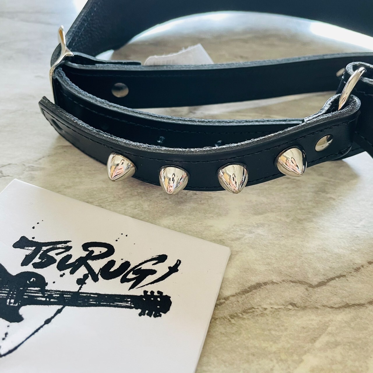 V822 John Lennon | Vox Guitar Leather Python Strap