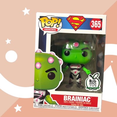 Funko Pop! DC Comics Brainiac #365 Big Apple Collectibles Exclusive w Protector