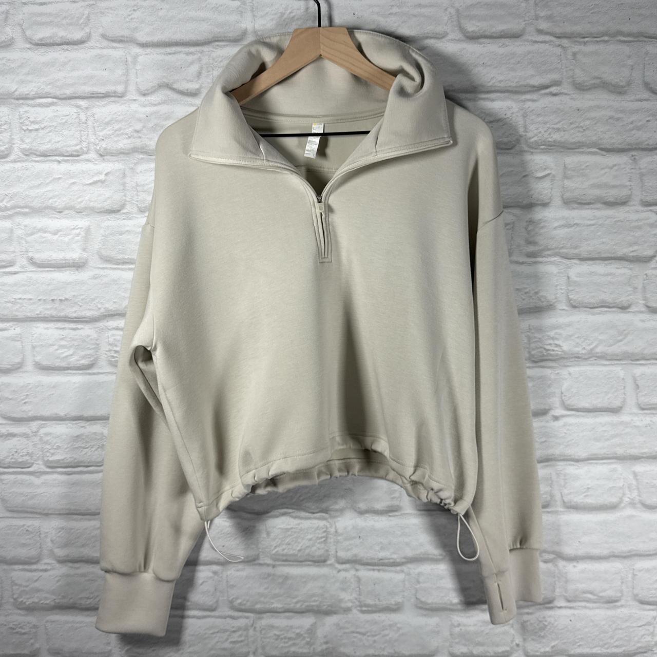 トップス JOSE MOON 2WAY CONSCIOUS PULLOVER NWT Zella Soft Modal Blend Half Zip Pullover in Grey