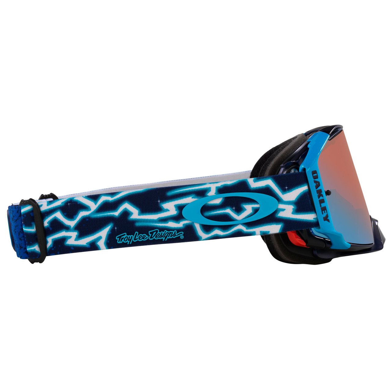 Oakley Airbrake Troy Lee Designs MX Goggles Lightning Blue