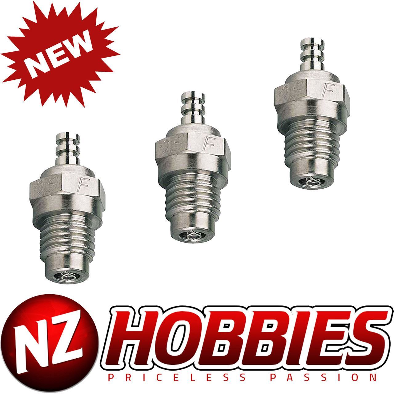 O.S. 71615009 Type F Glow Plug (3 pcs) Medium Four Stroke # OSMG2692