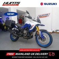 NEW Suzuki V-Strom 800DE. White. WITH FREE ALLOY SIDE CASES. £9,999 On The Road